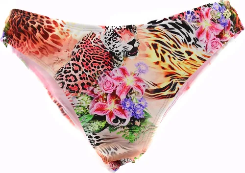 Vista 2 de D lala juego de biquinis floreado Conjunto de traje de baño sexy tipo de bikinis de dos piezas con relleno y efecto realce