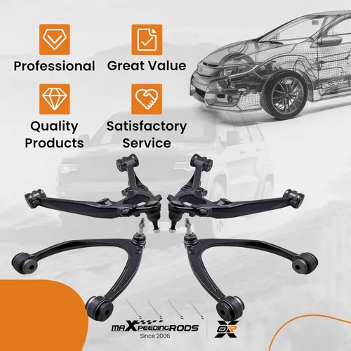 Vista 7 de maXpeedingrods 4 brazos de control frontal para Cadillac Escalade ESV EXT GMC Sierra Yukon Chevy Silverado Avalanche Suburban Tahoe 2007-2014