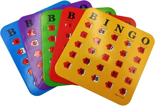 Vista 3 de Yuanhe Deluxe Bingo Game Set - 6 Inch Metal Cage with Calling Board, 5 Shutter Slide Cards, 75 Colored Balls, for Large Group