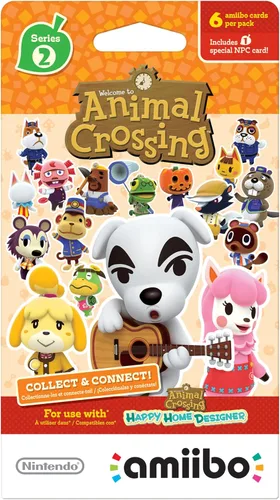 Nintendo Animal Crossing Cards - Series 2 Pack of 6 cards