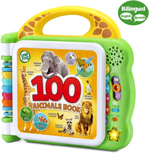 Vista 3 de LeapFrog - Juego de libros de 100 palabras y 100 animales (embalaje libre de frustración)