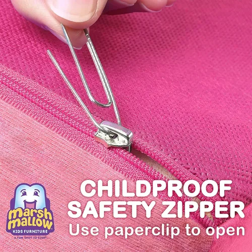 Vista 4 de Marshmallow Furniture, Children's 2 in 1 Flip Open Foam Sofa, Minnie Mouse, by Spin Master