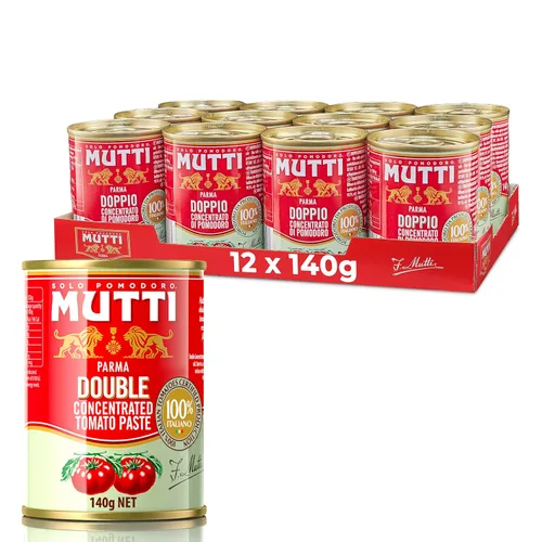Vista 7 de Mutti Pasta de tomate doble concentrada (Doppio Concentrato), lata de 4.94 onzas 1 paquete Marca de tomates #1 de Italia Tomates enlatados