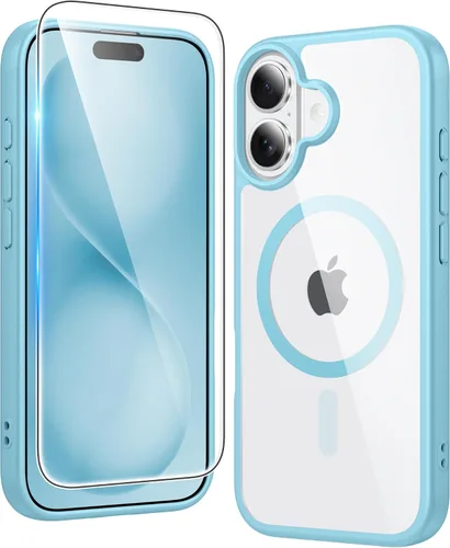 Vista 36 de FNTCASE para iPhone Air Case Clear: Fundas magnéticas para teléfono con protector de pantalla a prueba de caídas, compatibles con Magsafe, delgadas