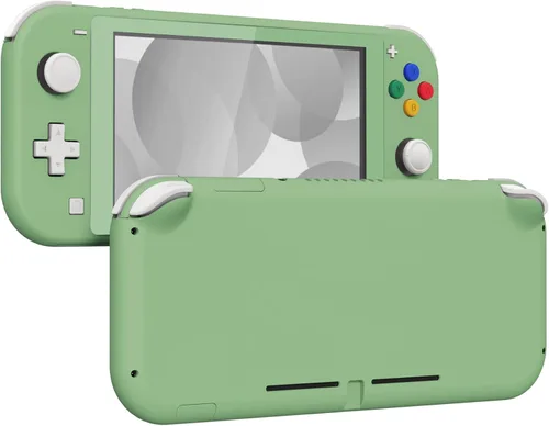 Vista 10 de eXtremeRate Carcasa de repuesto para Nintendo Switch Lite, carcasa para controlador de mano NSL con protector de pantalla, funda personalizada