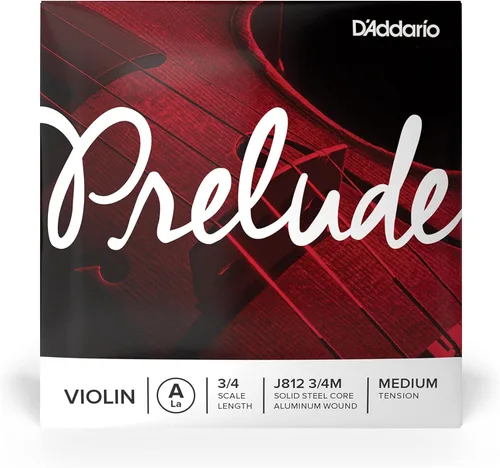 Vista 12 de D'Addario Prelude Cuerdas para violín, J810 1/2M, tensión media, escala 1/2, juego completo de 4 cuerdas