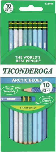 Vista 8 de Ticonderoga® Lápices pastel, 2 suaves, colores surtidos, paquete de 10 lápices