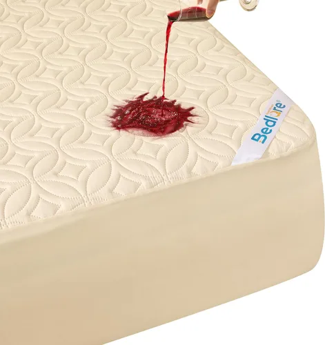 Vista 11 de BEDLORE Protector de colchón impermeable, protector de colchón tamaño King con bolsillo profundo de 6 a 18 pulgadas de profundidad, funda de colchón