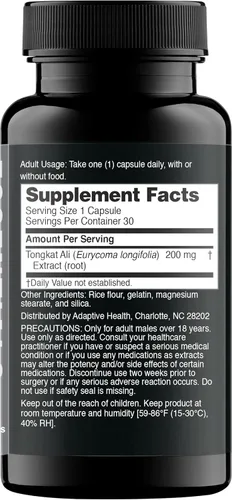 Vista 7 de Nugenix Suplementos esenciales de hierba de cabra cachonda y Tongkat Ali