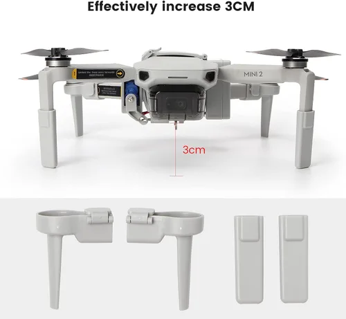 Vista 4 de Mini 2 Airdrop Dispositivo de entrega de transporte de carga útil, drones de regalo, suministros de rescate de línea de pesca, dispositivo