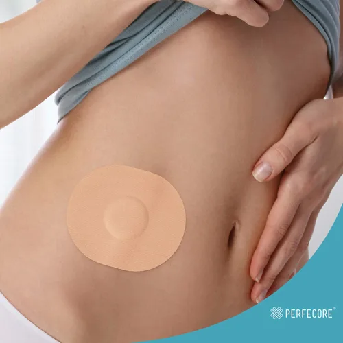 Vista 5 de Parches adhesivos compatibles con Freestyle Libre Enlite Guardian (paquete de 30) – Impermeable, a prueba de sudor, cinta de cubierta de sensor