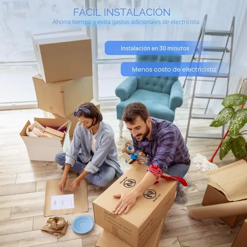 Vista 8 de Ventiladores de techo con luces, ventiladores de techo modernos de 52 pulgadas con luces y control remoto, motor reversible de CC, silencioso, 3CCT