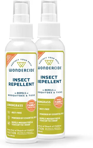 Vista 10 de Wondercide – Repelente de mosquitos, garrapatas e insectos con aceites esenciales naturales, sin DEET, espray a base de plantas que mata a