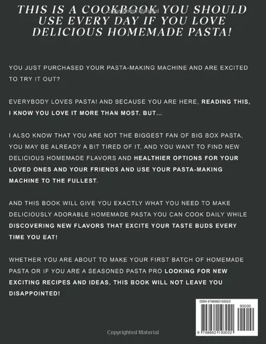 Vista 2 de The Pasta Maker Cookbook Bible 1000 Days of Step-by-Step Fresh and Authentic Homemade Pasta Recipes