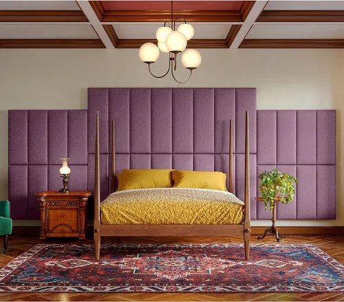 Vista 88 de Jaxx Panelist - Cabecero acolchado moderno, juego de 4 paneles para montar en la pared (cada uno de 11.25 x 38 pulgadas), tamaño King