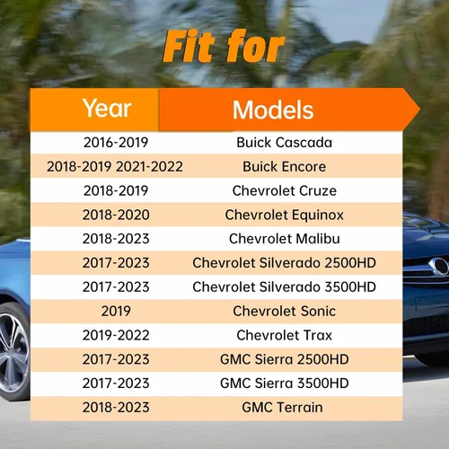 Vista 5 de FUSCH Sensor de presión y temperatura de aire de admisión, sensor de presión absoluta del colector MAP Compatible con Buick Cascada Encore Chevrolet