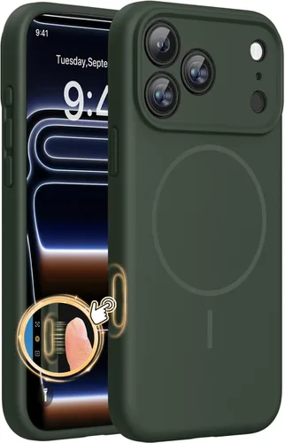 Vista 157 de Miracase Funda compatible con iPhone 12 y iPhone 12 Pro, goma de gel de silicona líquida, protección de cuerpo completo a prueba de golpes