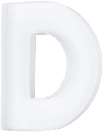 Vista 31 de WENPACK 8" Pequeñas Bandejas de Cartón Rellenables en Forma de Letra de Papel Maché Figuras Recortadas Contenedor de Comida para Dulces (S)