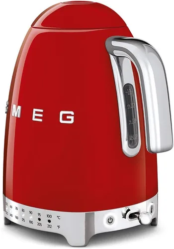 Vista 3 de SMEG 7-Cup Variable Temperature Electric Kettle - Retro Style Aesthetic with Advanced Technology - Stainless Steel, 1400W, 120V, 360° Swivel Base