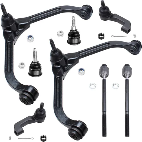 Vista 203 de Detroit Axle - Kit de brazos de control de extremo de 8 piezas para Toyota 2001-2003 Highlander 2002-2003 Camry Lexus ES300, 2 brazos de control