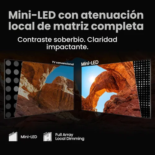 Vista 5 de Hisense 50" Clase QD7 Serie Mini-LED 4K UHD Smart Fire TV (50QD7QF, Modelo 2025) - QLED, HDR10+, Dolby Vision, Dolby Atmos, Modo de Juego Plus