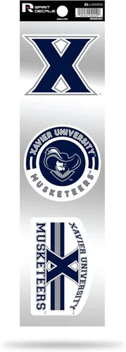 Vista 72 de NCAA - Juego de calcomanías retro Spirit de 3 piezas