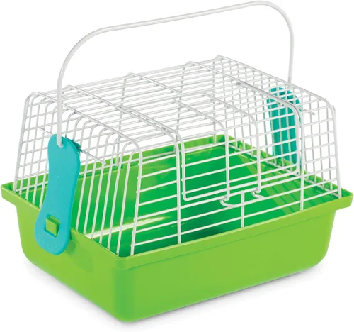 Vista 3 de Prevue Pet Products Jaula de viaje para pájaros y animales pequeños, verde (SP1304GREEN)