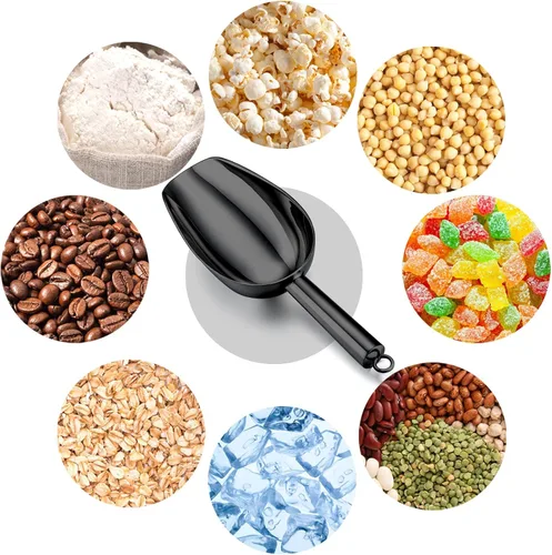 Vista 4 de TeamFar Cuchara de hielo de 5 onzas, cuchara de acero inoxidable para cocina, bar, fiesta, boda, resistente y resistente, fácil almacenamiento