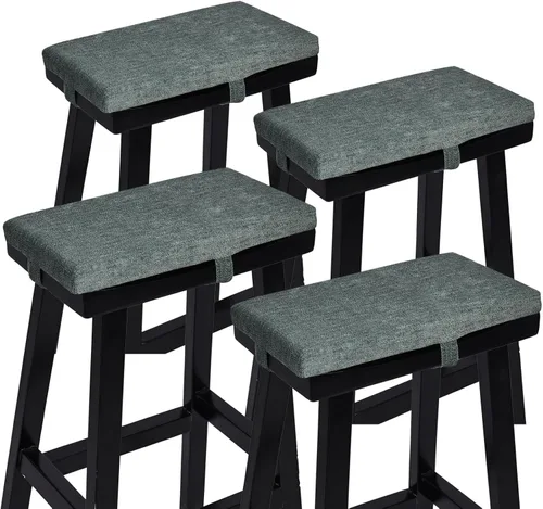 Vista 7 de baibu Cojín rectangular de espuma viscoelástica, diseño de doble capa, antideslizante, con funda lavable a máquina, solo 1 almohadilla