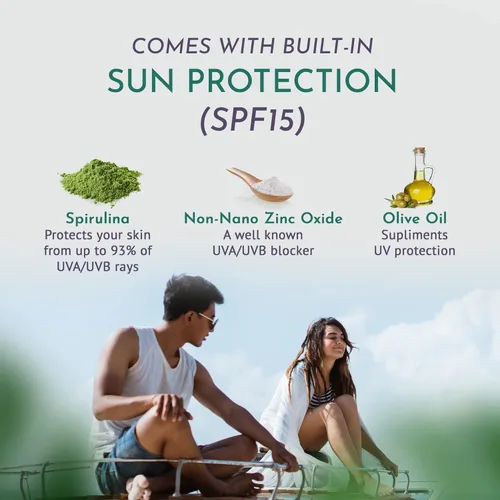 Vista 4 de The Best Plant-Based Organic Moisturizer – Ayurvedic, Vegan, pH-Balanced Face & Body Lotion. Microbiome-Friendly, Non-Greasy, Deep Hydration for