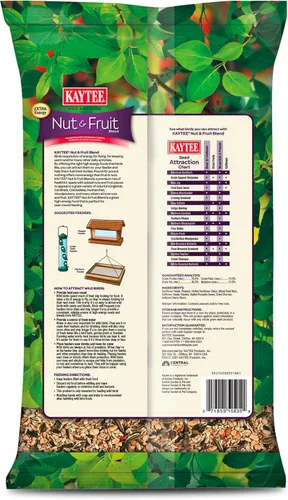 Vista 11 de Kaytee Nut & Fruit - Semilla de ave silvestre, 5 lb