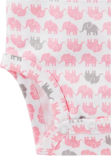 Vista 2 de Simple Joys by Carters - Mameluco de manga corta para niñas bebé paquete de 6