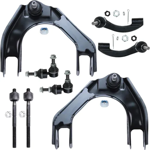 Vista 109 de Detroit Axle - Kit de brazos de control de extremo de 8 piezas para Toyota 2001-2003 Highlander 2002-2003 Camry Lexus ES300, 2 brazos de control
